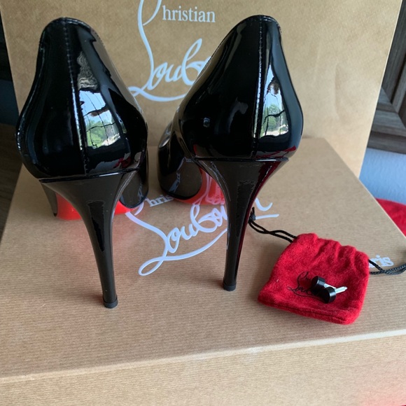Christian Louboutin Simple Pump 100mm Red Bottomed - Picture 7 of 8